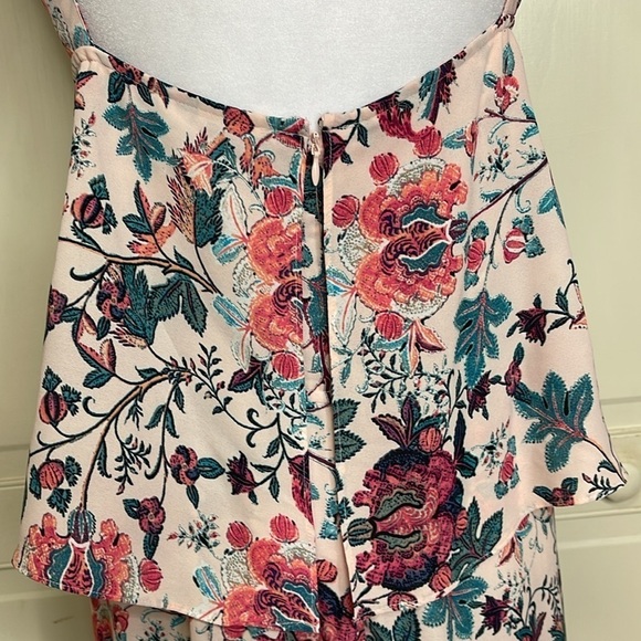 Boutique Women’s High-Low Multicolor Floral Maxi Dress Size 0X - Picture 9 of 11